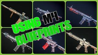 USING all MY Modern Warfare 2  M4 BLUEPRINTS