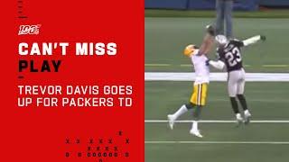 Trevor Davis Goes UP for Packers TD!