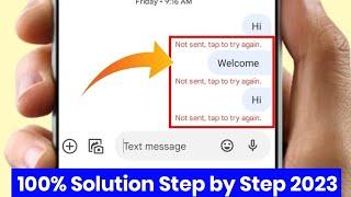 Android - message not sent tap to try again - How To Fix 2023 Jio, Airtel | Hindi