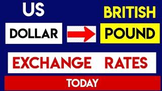 1 British pound Sterling to US dollar Exchange Rates Today 08 March 2025 GBP to USD