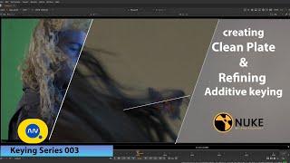 Nuke : Creating Clean Plate I Tips to Refine Additive Keying