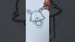 Drawing ASMR Foxy! FNAF (#shorts)