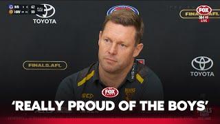 Mitchell discusses the shift in momentum that saw Hawks dominate | Hawks Press Conference| Fox Footy