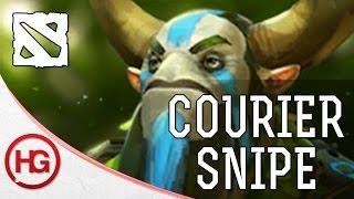 Natures Prophet Level 1 Courier Snipe (Dota 2)