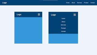 How to create responsive navigation bar with HTML CSS And JavaScript