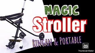 Magic Stroller | Micro Trike 5 Wheels [ WORTH IT & COOL ] | Dorongan Perlengkapan Bayi | Traveller