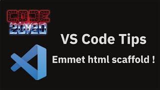 VS Code tips — Quickly scaffolding html files using ! from emmet