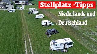 wir stellen euch 3 Wohnmobilstellplätze in der Niederlande und Deutschland vorAusgebüxt