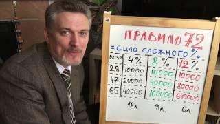 ЛИЧНЫЕ ФИНАНСЫ со Славой Бунеску: Урок 13. Правило 72, или Сила Сложного Процента