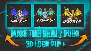 HOW TO MAKE BGMI / PUBG 3D LOGO ON ANDROID LIKE @Daku Gaming   | PLP FILE | PIXALLAB