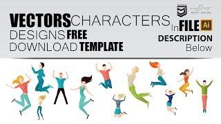 Free Characters Vectors Download (Illustrator)