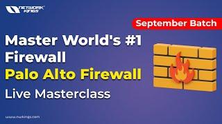 Palo Alto Firewall Masterclass | Learn from Firewall Engineer