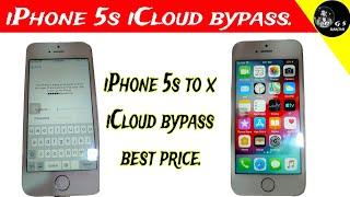 iPhone 5s iCloud bypass full tutorial video. 5s to x iCloud bypass best price.