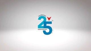 Vista 25th Anniversary logo animation.