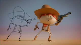 ClayPencil Cowboy Test- Blender 4.3