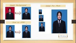 Cara Mengganti background photo dengan MsWord, Save as format JPEG dan Cetak pas photo 2x3, 3x4, 4x6