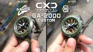 casio g shock ga 2000 3adr custom mod 3D strontium index by CXD IMMORTAL