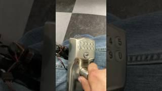 How to factory reset a schlage  push button lock when all codes have been lost or forgotten.