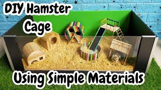 DIY How To Build a simple Hamster Bin Cage