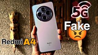 Redmi A4 5G review - fake 5g smartphone  Alert  | best 5g phone under 8000 in india 2024