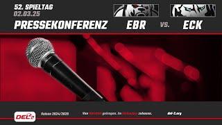 DEL2 Pressekonferenz Spieltag 52: Eisbären Regensburg vs. EC Kassel Huskies