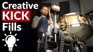 Creatively incorporate your KICK drum into fills