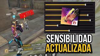  SENSIBILIDAD ACTUALIZADA️Para dar TODO ROJO en FREE FIRE