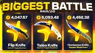 My BIGGEST Case Battle Into Rain.gg!! (INSANE)