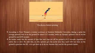 Physics In Running| ppt| Education  helper | Learning New Through videos|