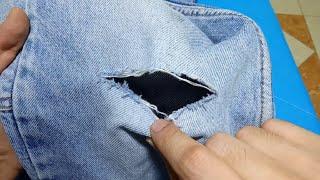 How to fix a hole in jeans,New and innovative ideas