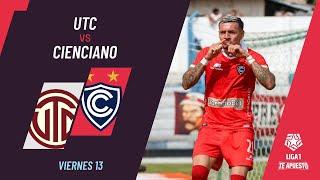 DEBUT DE CUEVA, GOL DE GARCÉS Y VICTORIA DE CIENCIANO | UTC 1-2 CIENCIANO #Liga1TeApuesto2024