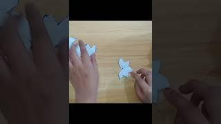 How to make a beautiful paper flower #diy #papercraft #music #shorts