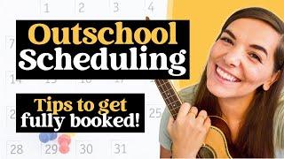 How I Build My Schedule As An Online Music Teacher + 6 Tips to Get Fully Booked on Outschool