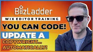 Wix Training - Automatically Update Your Copyright using CODE