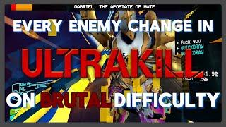 EVERY ENEMY ON BRUTAL | ULTRAKILL FULL ARSENAL UPDATE