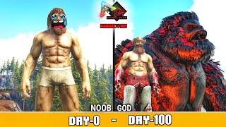 I Survive 100 Days in Impossible Hardcore Primal Fear + ARK Eternal : ARK 100 Days Survival [Hindi]