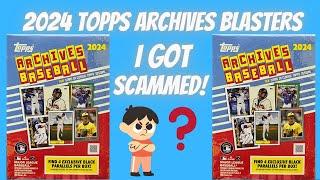 2024 Topps Archives Baseball Blaster Boxes ** 4 Black Parallels ?? **