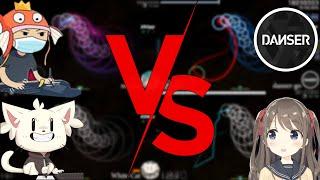 WhiteCat mrekk vs Neuro-sama + danser go || Camellia - Flamewall by Sotarks 10.21*