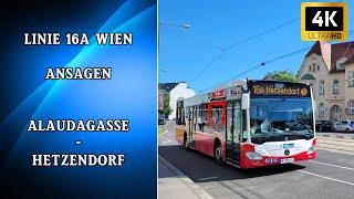 Linie 16A Wien Ansagen – Alaudagasse – Hetzendorf | Wiener Grantler