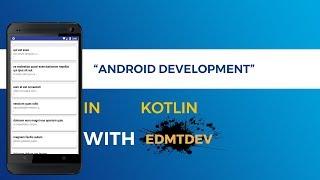 Kotlin Android Tutorial - Retrofit2 and RxJava