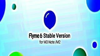 #Flyme 6 Stable Version