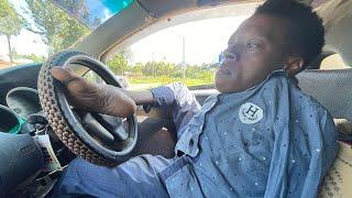 Driving and operating phone using legs   /Disabilty is not inability