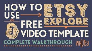 How Do You Use Etsy Explore? The Etsy Seller Preview App Video Size and Template