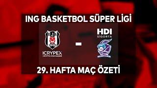 BSL 29. Hafta Erteleme Maçı Özet | Beşiktaş Icrypex 104-75 HDI Sigorta Afyon Belediyesi