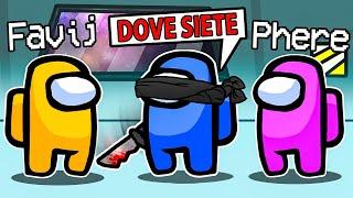 GIOCO DA IMPOSTORE MA SONO BENDATO! - AMONG US