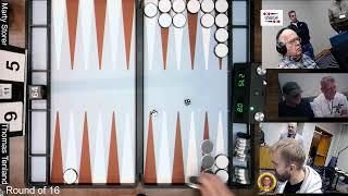 Live Backgammon Commentary with the Voice of Backgammon Larry Shiller