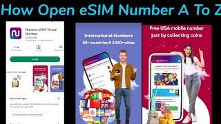 Numero eSIM Virtual Number | eSIM Number | How To Open eSIM Virtual Number | #esim #shameemcreators