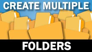 Instantly Create A Folder With Multiple Sub Folders Using This Hack