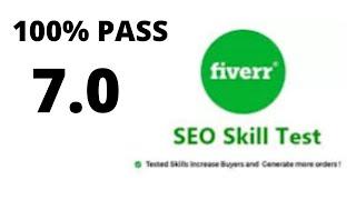 SEO Skill Assessment Test  On Fiverr 2020 - Questions & Answers | Technical Saam