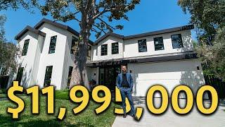 TOURING an $11,995,000 Contemporary Home in the Beverly Hills Flats